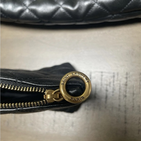 YSL SAINT LAURENT ICARE MAXI SHOPPING IN QUILTED LAMBSKIN BLACK - Picture 12 of 14